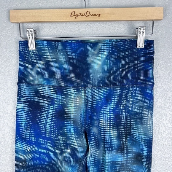 Lululemon Wunder Train High-Rise Tight 25" *Foil, Shapeshifter Flux Blue Multi 8 - Picture 4 of 8